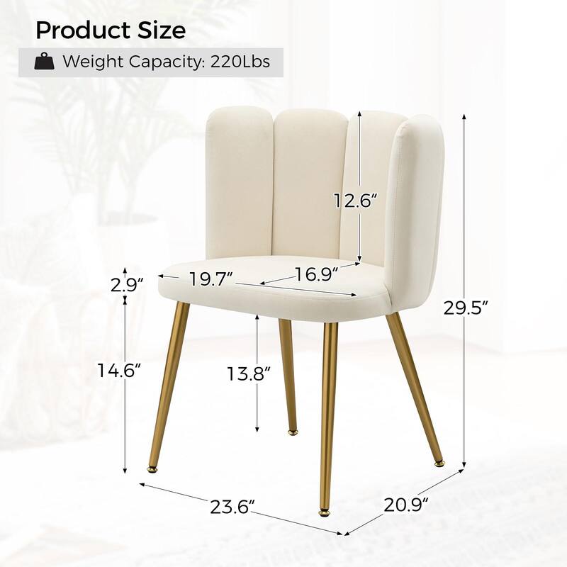 Anjela Side Chair with Tufted Back