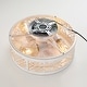 preview thumbnail 171 of 191, 16.5"/18.5"/20"/23.6"/24"/28" Vintage Distressed White Low Profile Caged Ceiling Fan with Light and Remote (7/6/5/3-Blade)
