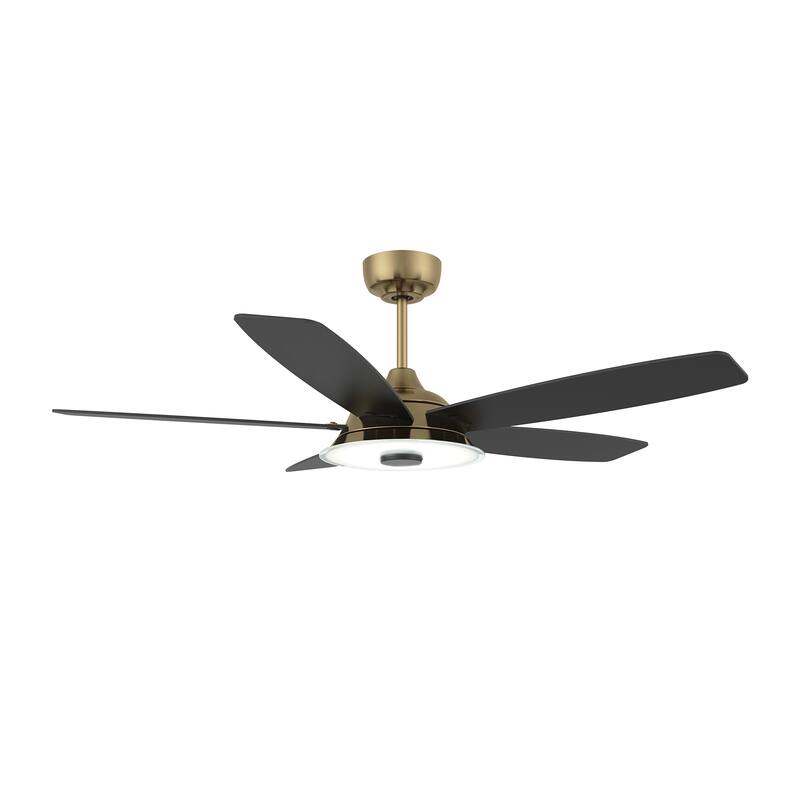 CARRO Harley 52" Smart Ceiling Fan with LED Light and Remote