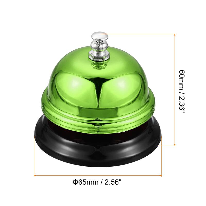 Desk Bell, Dinner Bell for Restaurants, Service - 65mm(2.56") - Green