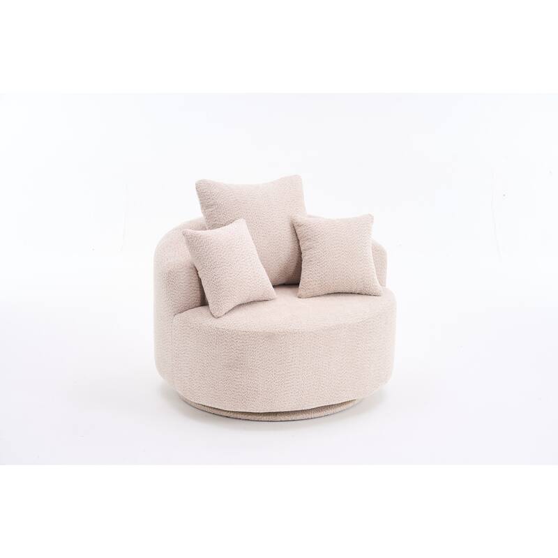 Single Seat Full Sponge Compression Swivel Chair Single Sofa