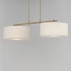 preview thumbnail 6 of 6, Maxim 10016OM Bongo 2 Light 42" Wide Linear Pendant