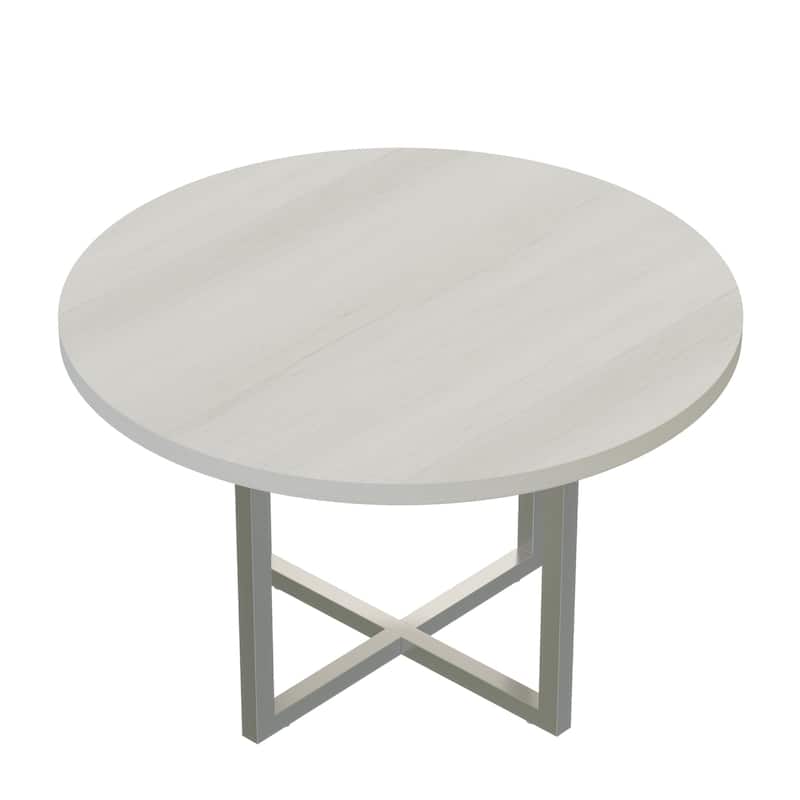 Mirella 42" Round Cafe Table, High-End Dining Table 29.5" Tall
