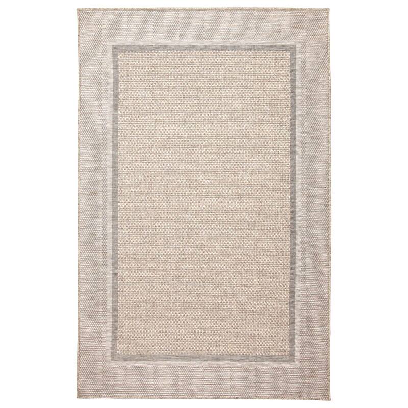 ECARPETGALLERY Machine Woven Brooks Taupe Area Rug - Taupe - 8' x 10'