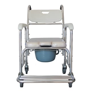 Heavy Duty Memory Foam Cushion Commode Chair Adult Bathroom Toilet Seat ...