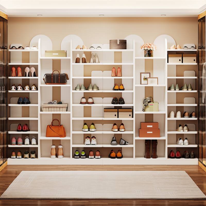 13-tier Freestanding Tall Shoe Rack Shelf Storage Cabinet for Entryway