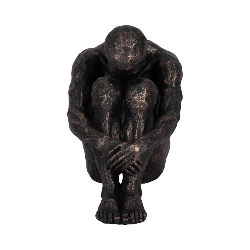 Sagebrook Home Bronze Elegance in Stillness Sculpture Collection