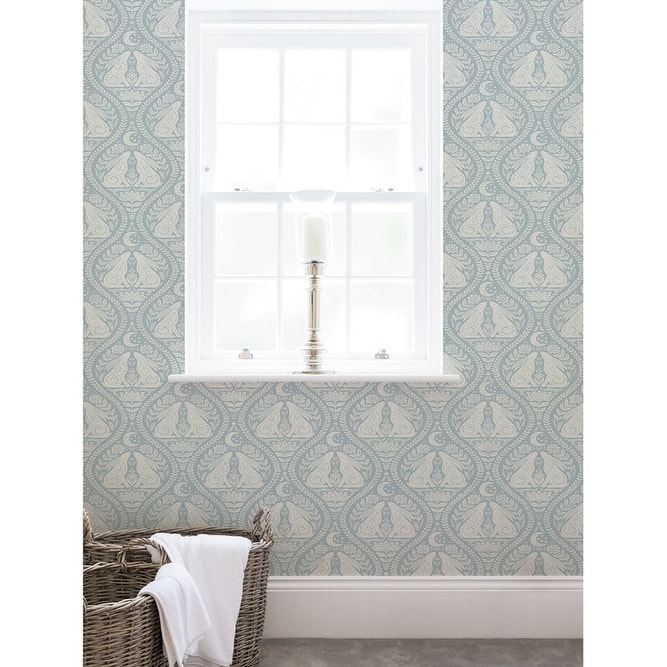 NuWallpaper Blue Moon Peel & Stick Wallpaper