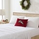 preview thumbnail 2 of 5, Tommy Bahama Holiday Marlin Red Throw Pillow