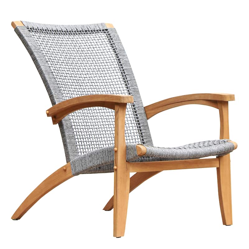 Cambridge Casual Dallas Teak Wood Outdoor Adirondack Chair