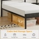 preview thumbnail 21 of 28, VECELO Twin Size Kids Bed Frames Set with Headboard and Footboard 2-Pack Wooden Rail Headboard Kids Bed