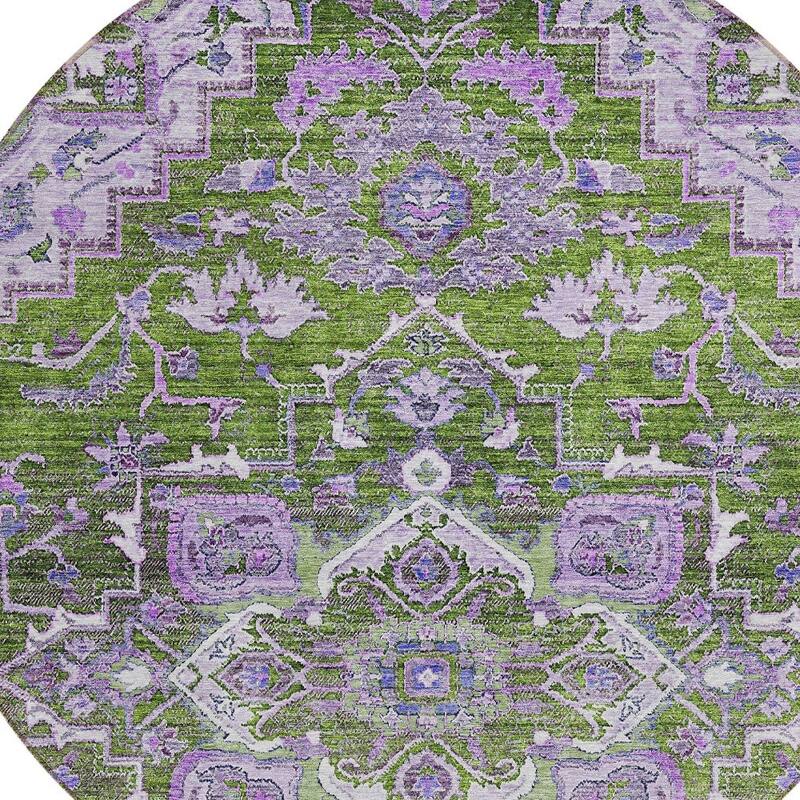 HomeRoots Oriental Traditional Rectangle Outdoor Rug