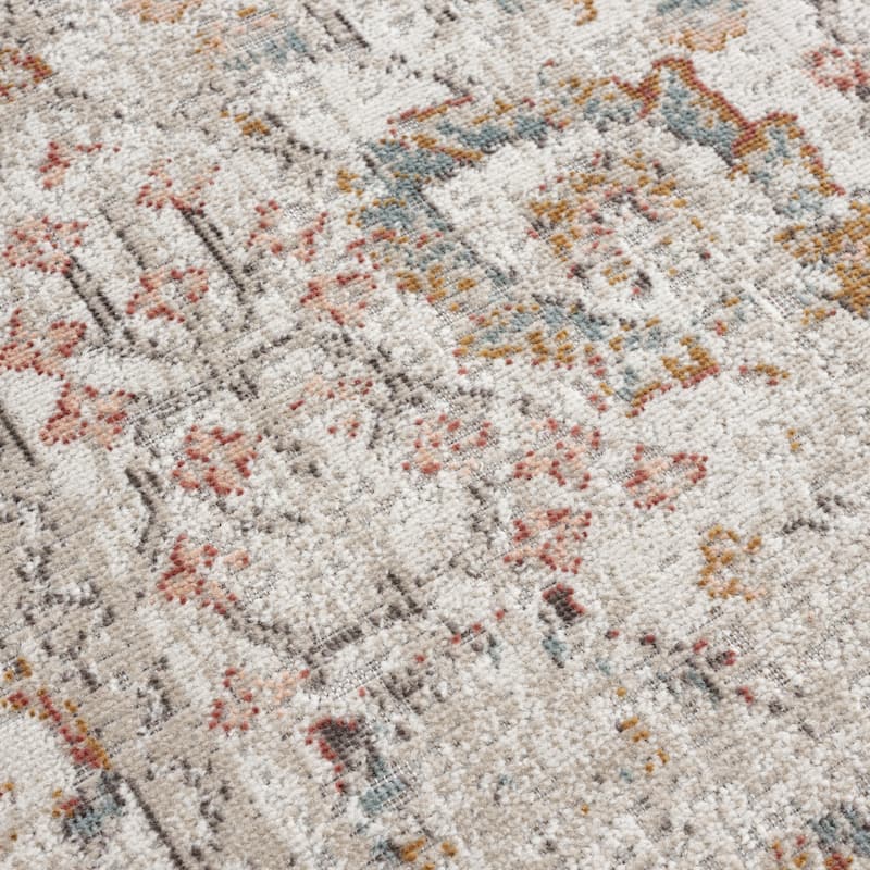 Sevita Caramel Botanical Area Rug