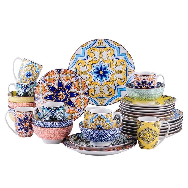 vancasso Boho Porcelain 32-piece Dinnerware Set