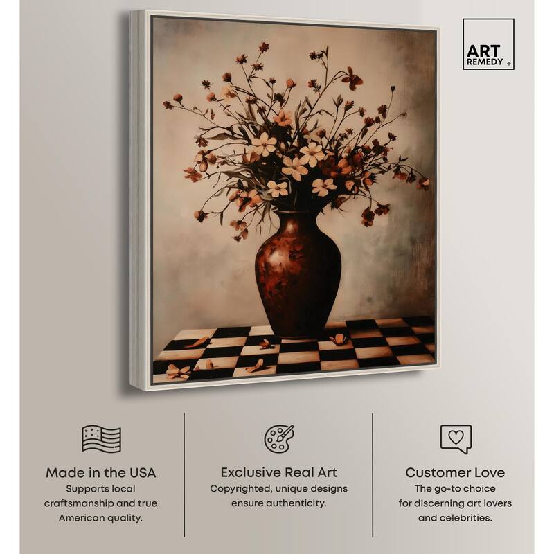 Antique Anthos Aria Canvas by Art Remedy