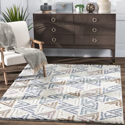 Well Woven Delia Thanatos Modern Geometric Area Rug