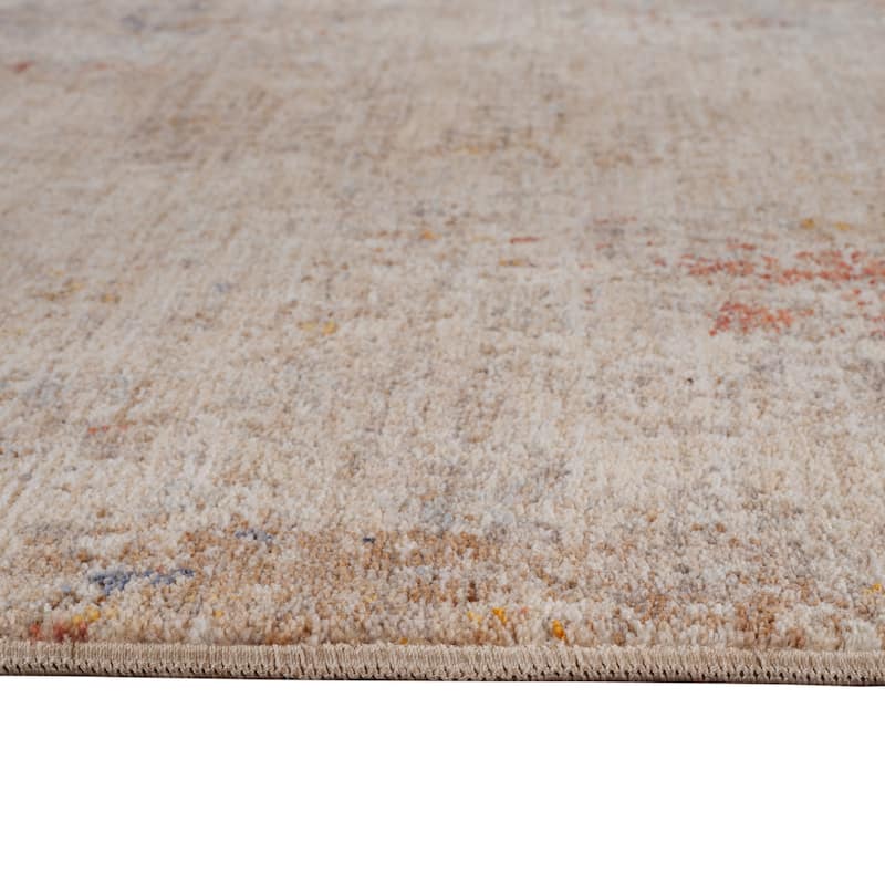 HomeRoots Floral Medallion Traditional Runner Area Rug