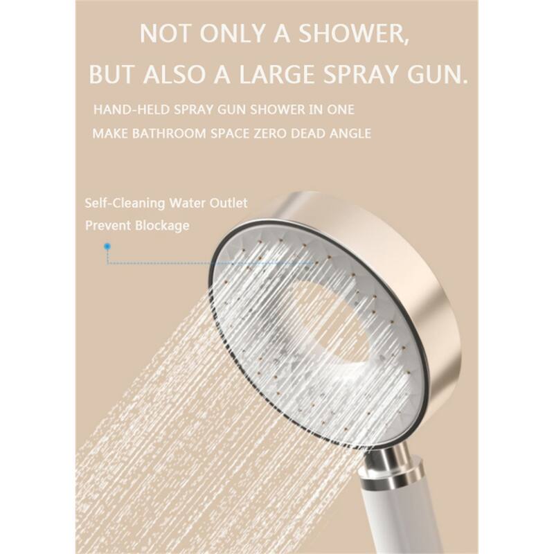 Premium Multi-Function Shower System with Adjustable Modes and Dual Storage Shelves