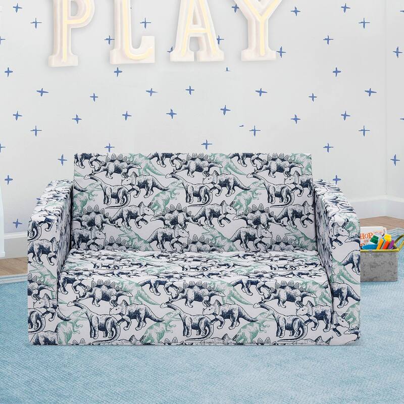 Kids Fold Out Couch 2-in-1 Children Convertible Sofa to Lounger