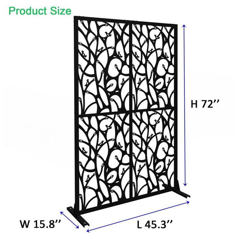 Outdoor and Indoor Divider with Free Standing