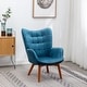 preview thumbnail 16 of 50, Carson Carrington Aasen Silky Velvet Tufted Accent Chair with Ottoman
