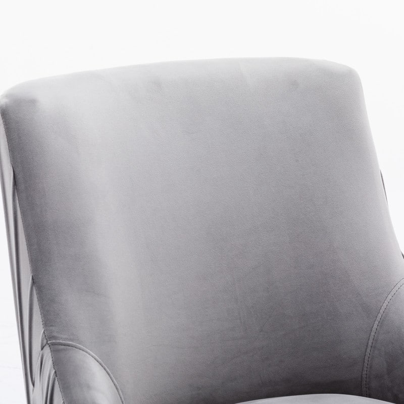 SEYNAR Modern Glam Velvet Dining Chair Set of 8 for Dining Room, Tufted Vanity Chair for Living Room (no table)