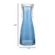 preview thumbnail 7 of 12, American Atelier Bedside Blue Water Carafe with Clear Tumbler - 33-Ounce Pitcher
