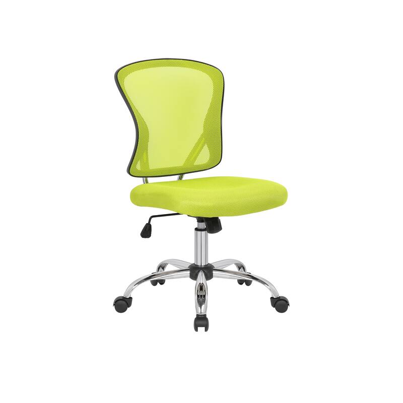 Porthos Home Cody Armless Office Chair, Mesh Back, Adjustable Height