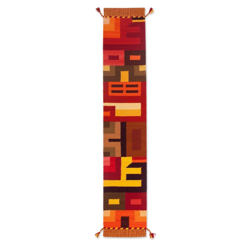 Handmade Beauty in Asymmetry table runner (Peru)