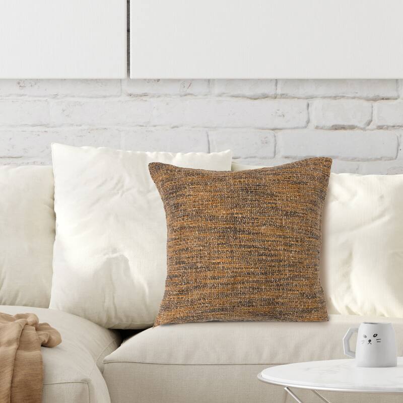 Mélange Cotton Blend Bouclé Pillow