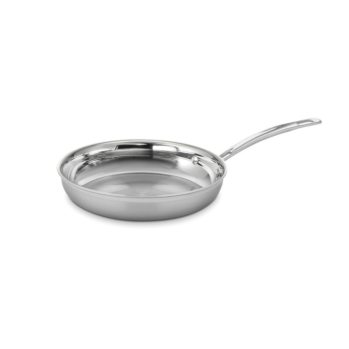 Cuisinart 10-Inch Open Skillet, Chef's Classic Stainless Steel  Cookware Collection, 722-24: Cuisanart Frying Pan: Home & Kitchen