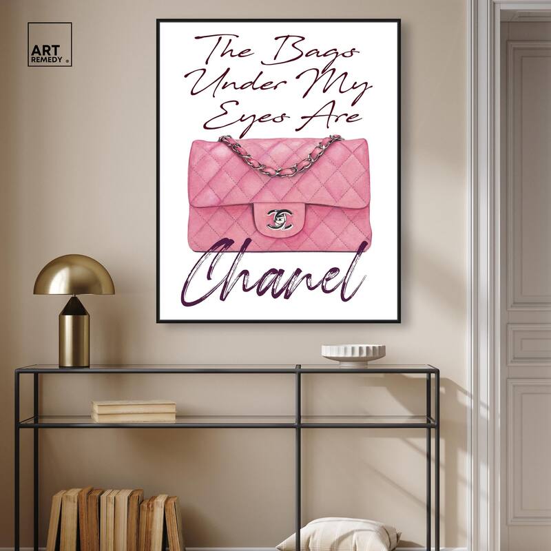 The Bag Under my Eyes Canvas by Art Remedy