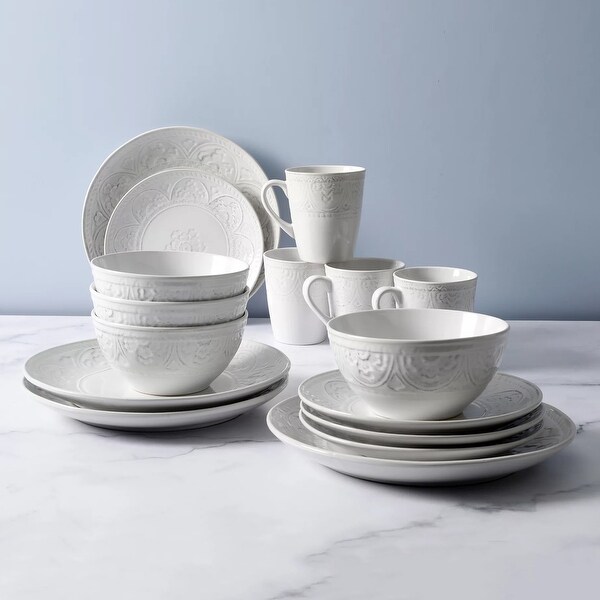 Gibson elite dinnerware sale white