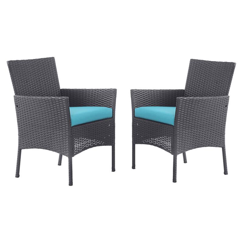 Majorca Resin Wicker Patio Dining Chair (Set of 2) On Sale Bed Bath