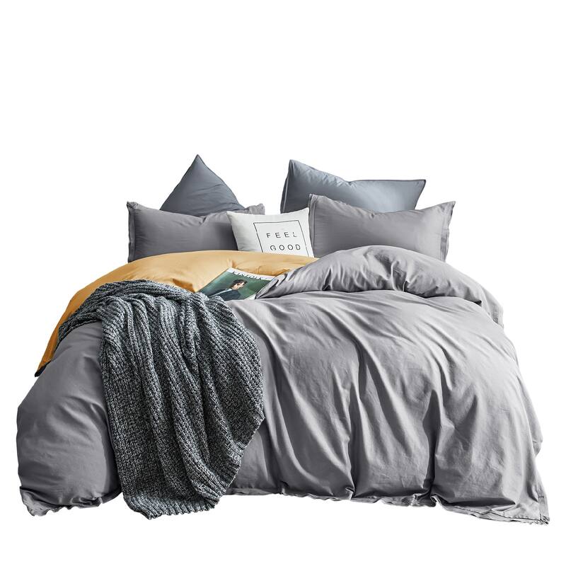 Cotton Reversible 3 Piece Quilt Set
