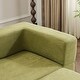 preview thumbnail 8 of 18, Convertible Sectional Sofa with 3 Storage Ottomans - High-Resilience Foam Sleeper, Space-Saving Chenille Floor Sofa