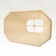 preview thumbnail 4 of 7, Royal Designs Rectangle Cut Corner Lamp Shade, Eggshell, (7x9)x(10.25x16)x12.25