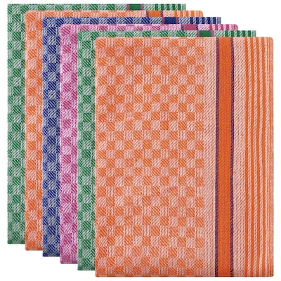 Waffle Weave Kitchen Dish Cloths, 100% Cotton, Soft Absorbent Dish Towels