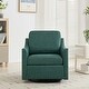 preview thumbnail 15 of 37, Linen Swivel Chairs, Club Accent Chairs, Soft Cushions
