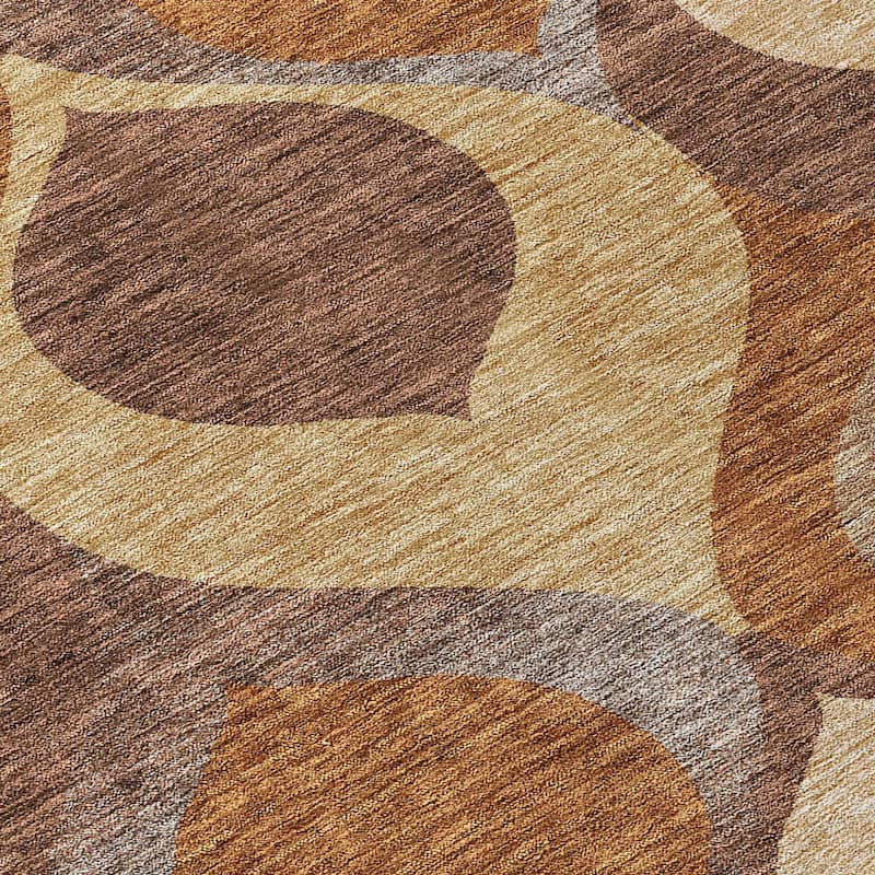 Machine Washable Indoor/ Outdoor Chantille Contemporary Geo Rug