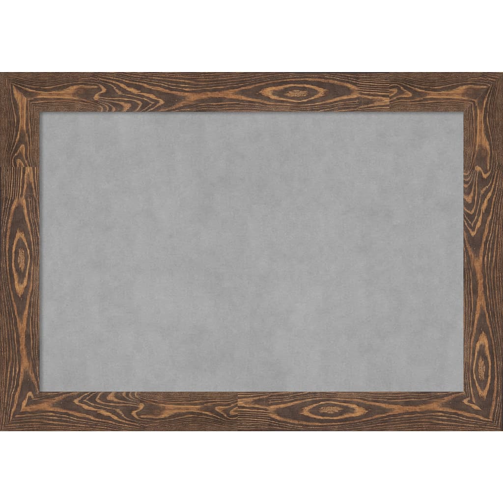 Amanti Art Bridge Brown Framed Magnetic Board