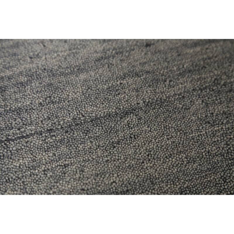 Hand Knotted Oriental 100% Wool Carpet Tribal Animal Pictorial Greys & Charcoal Gabbeh Area Rug - 7' 9'' X 5' 4''