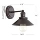 preview thumbnail 62 of 176, JONATHAN Y Florence Metal Shade Sconce