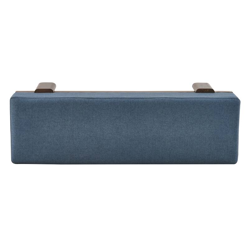 Christopher Knight Home - Kirov 54.75" Modern Upholstered Entryway Bench with 9" Thick Cushioned Seat & Solid Wood Legs