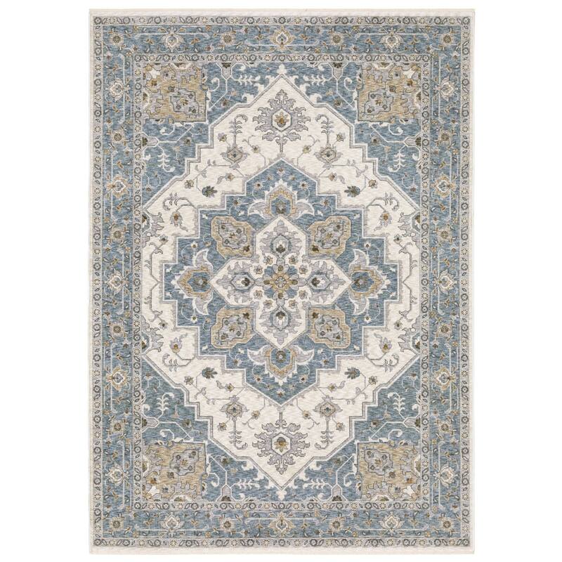 HomeRootsMedallion Traditional Runner Area Rug