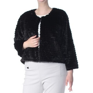 plus size faux fur shrug