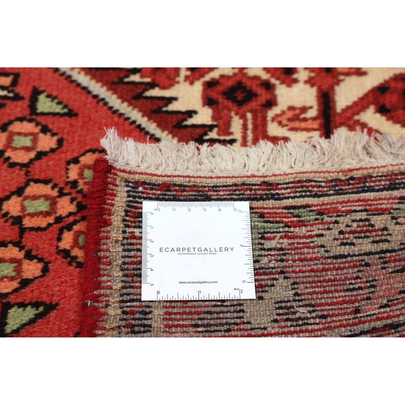 ECARPETGALLERY Hand-knotted Anadol Red Wool Rug - 3'3 x 4'11