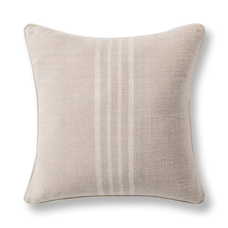 Villa by Classic Home Newport Linen Fabric Throw Pillow
