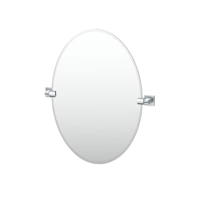 Gatco 5619 Mode 26-1/2" x 22-1/8" Contemporary Oval Frameless Bathroom