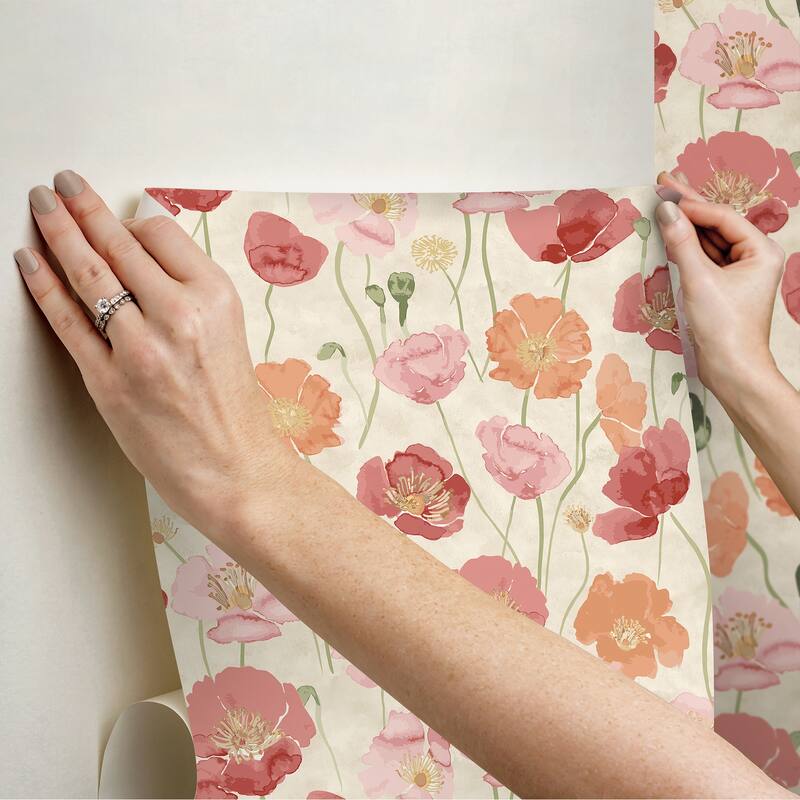 NuWallpaper Adelia Pastel Peel and Stick Wallpaper